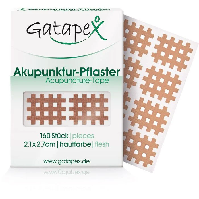 Gatapex Gittertape Akupunktur-Pflaster, Typ A, 2,7 X 2,1cm, Größe S, Hautfarben, 160 Strips