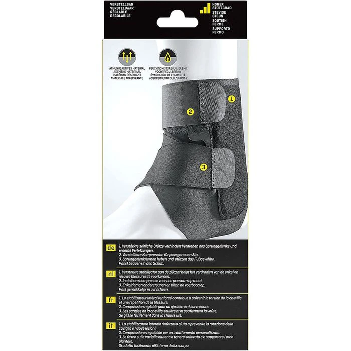 3M FUTURO Fußbandage Sport, 46645, Sprunggelenk, Rechts&links, Schwarz, Einheitsgröße – Bild 5