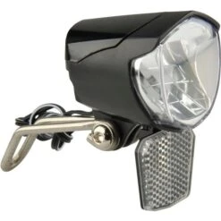 Fischer-MTS Fahrradbeleuchtung 85355, Frontlicht, LED, Dynamoscheinwerfer, 70 Lux, Vorne