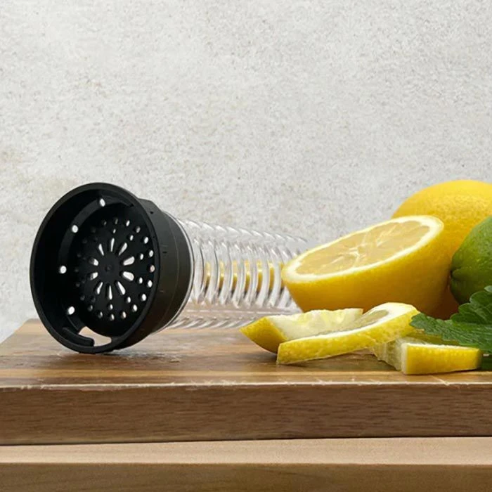 720DGREE Trinkflasche UberBottle Stone Gray, 1 L, Kunststoff, Grau – Bild 2