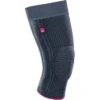 Medi Kniebandage Genumedi Komfort, Extraweit, Silber, Mit Silikonring & Haftband, Größe III
