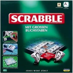 Piatnik Brettspiel Scrabble Mit Großen Buchstaben, Ab 10 Jahre, 2-4 Spieler