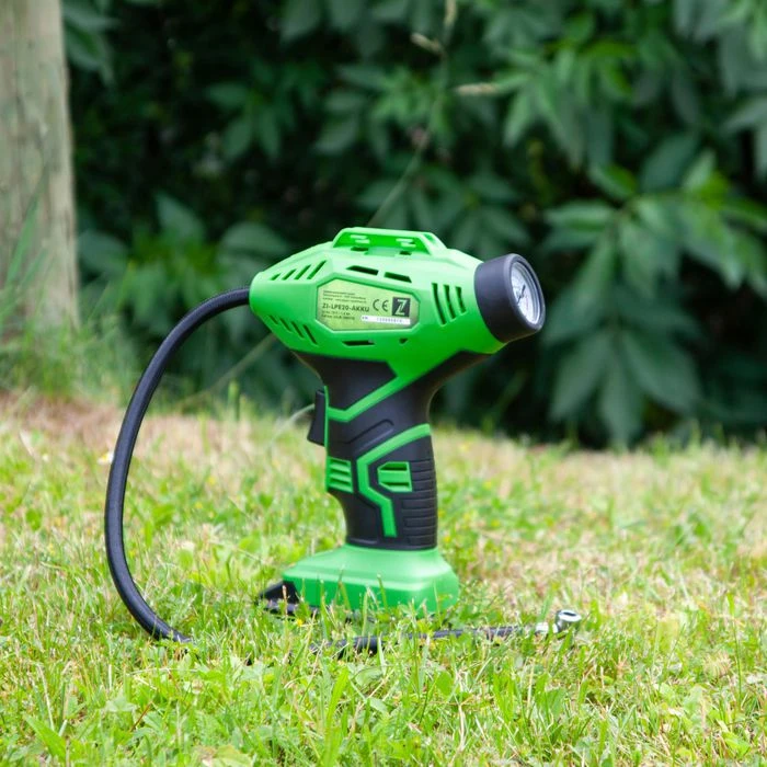 Zipper Luftpumpe ZI-LPE18-AKKU, Akkupumpe, Mit Manometer – Bild 4