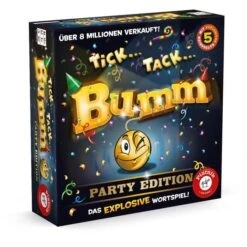 Piatnik Kartenspiel Tick Tack Bumm Party Edition, Ab 12 Jahre, Ab 3 Spieler