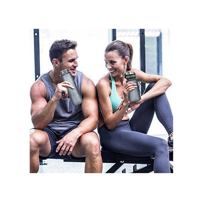 720DGREE Trinkflasche UberBottle Stone Gray, 1 L, Kunststoff, Grau – Bild 5