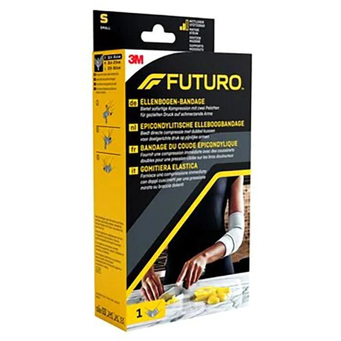 3M FUTURO Ellenbogenbandage 47863, Für Links & Rechts, Grau, Größe L – Bild 4