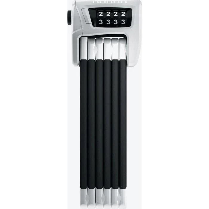 Abus Fahrradschloss Bordo Combo 6100/90 SH, 72992, Faltschloss, Länge 90cm, Sicherheitslevel 9