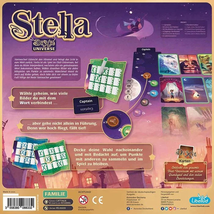 Asmodee Kartenspiel LIBD0017 Stella Dixit Universe, Ab 8 Jahre, 3-6 Spieler – Bild 4