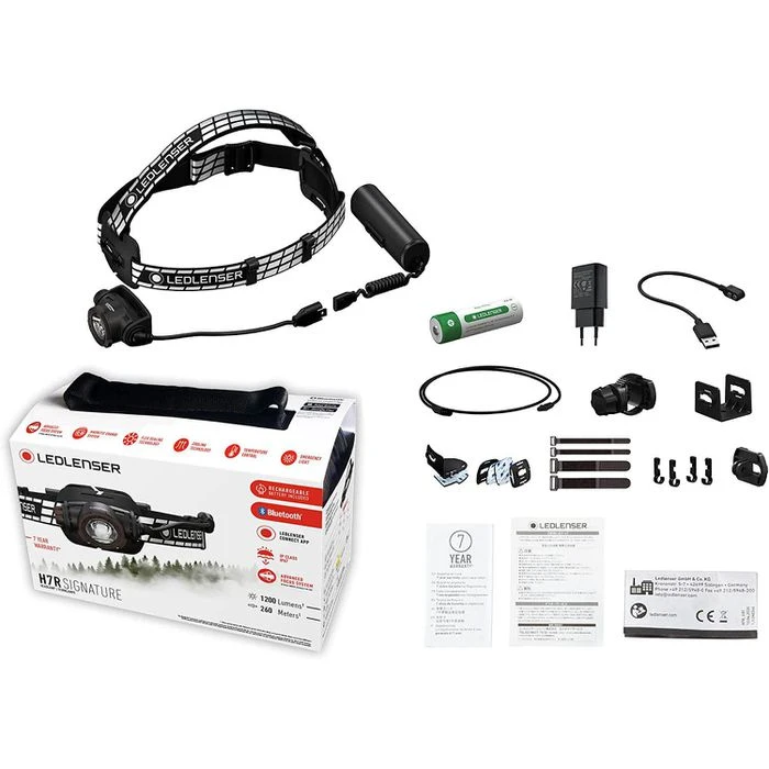 Ledlenser Stirnlampe H7R Signature LED, 1.200 Lumen, Akku, App – Bild 6