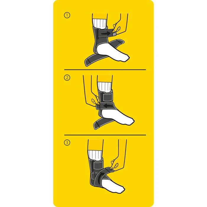 3M FUTURO Fußbandage Sport, 46645, Sprunggelenk, Rechts&links, Schwarz, Einheitsgröße – Bild 6