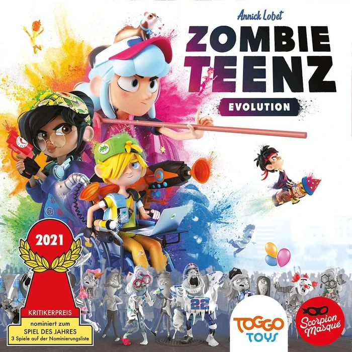 Asmodee Brettspiel LSMD0013 Zombie Teenz Evolution, Ab 8 Jahre, 2-4 Spieler – Bild 3