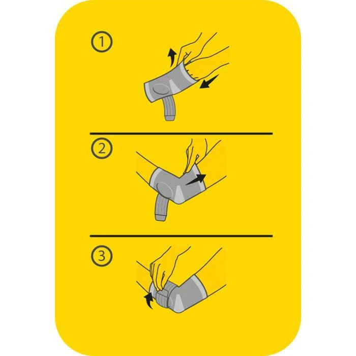 3M FUTURO Ellenbogenbandage 47863, Für Links & Rechts, Grau, Größe L – Bild 6